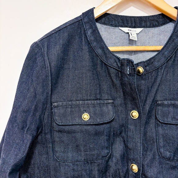 RW&CO. Dark blue denim blazer - Picture 5 of 11
